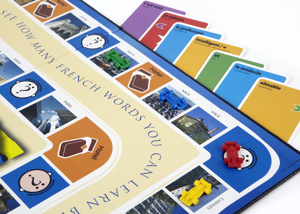 Learn French Board Game MFL Educational Language Game Resource