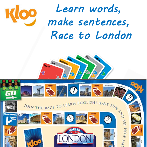 Teach English Board Games for Classroom - 10 x Race to London Bundle for Up to 40 Students (TEFL, TESOL, ESL)
