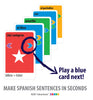 Make Spanish sentences with MFL Spanish Card Games for kids schools and adults. Teach yourself Spanish or teach your child Spanish