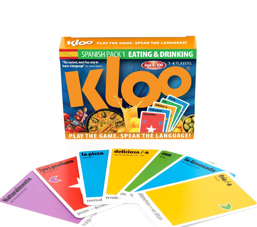 Learn to Speak Spanish Card Games for kids schools and adults. Teach yourself Spanish or teach your child Spanish