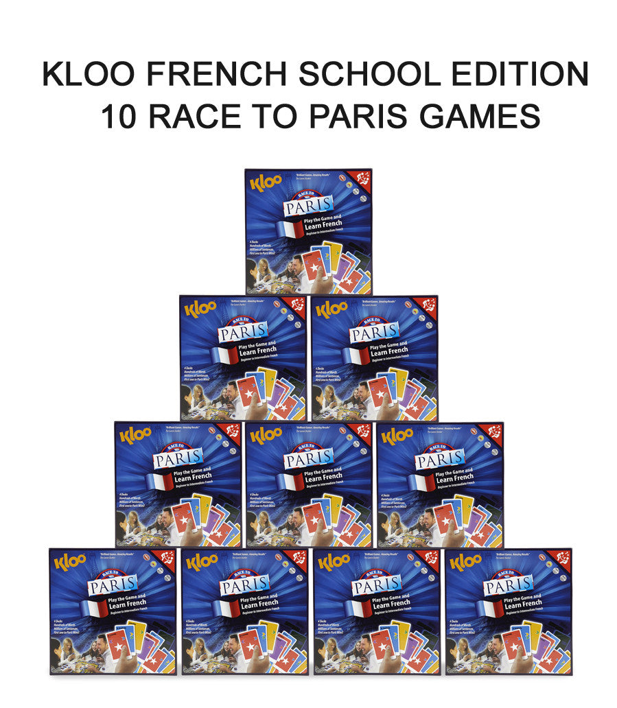 10 MFL French Games for teaching French Learn to Speak French Card Games for schools and adults