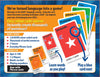 Back of Learn to Speak Spanish Card Games for kids schools and adults. Teach yourself Spanish or teach your child Spanish