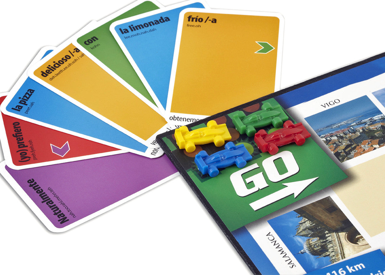 Learn Spanish Board Games MFL Educational Language Game Resource