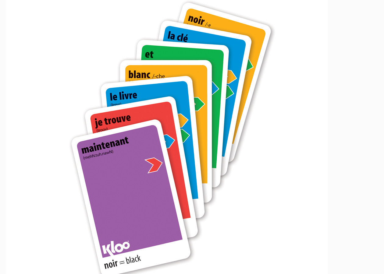 Learn French Card Game MFL Educational Language Game Resource