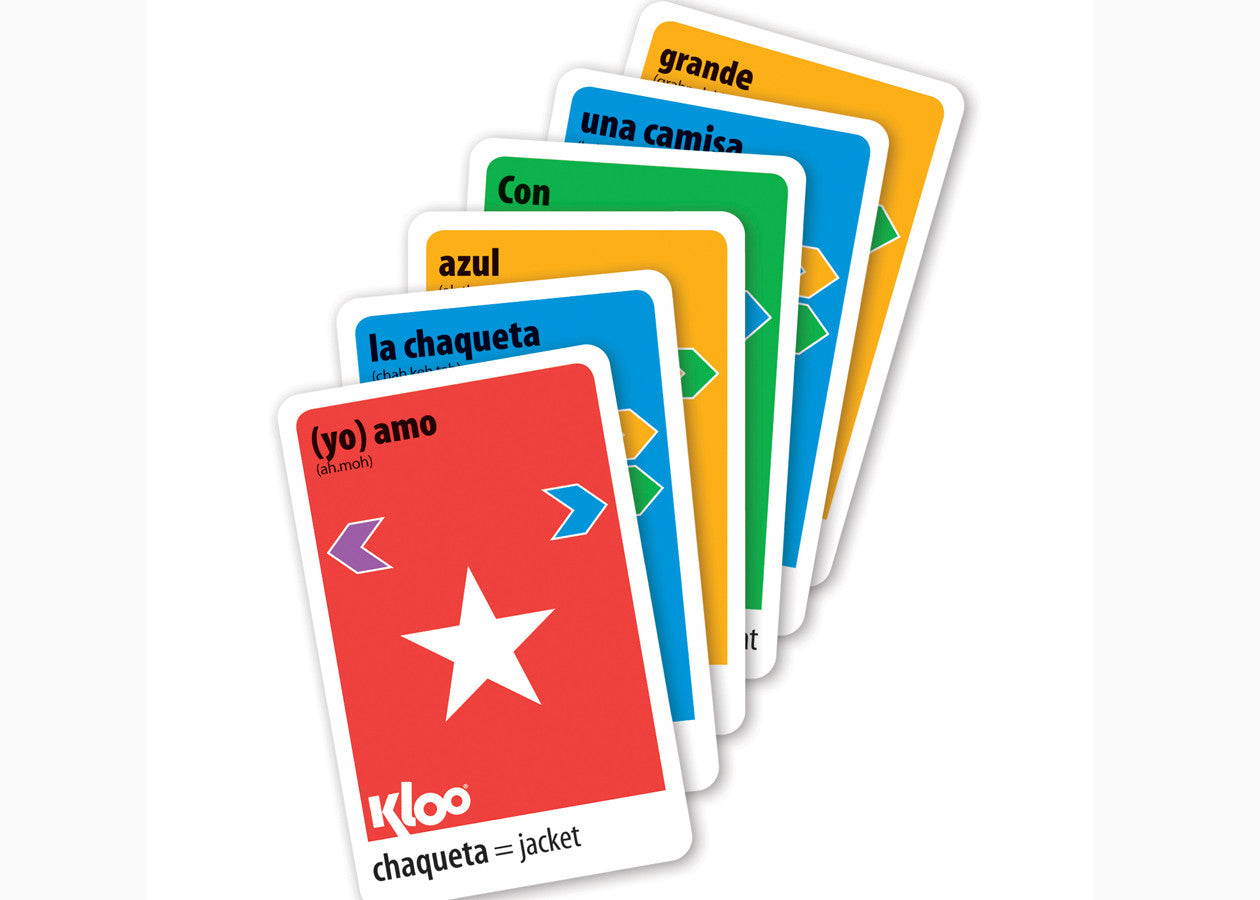 Learn Spanish Card Games MFL Educational Language Game Resource