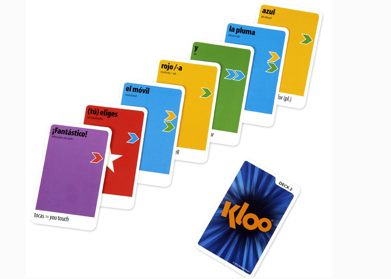 Learn Spanish Card Games MFL Educational Language Game Resource