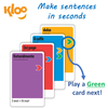 Make Spanish sentences with Learn to Speak Italian Card Games for kids schools and adults. Teach yourself Italian or teach your child Italian