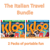 2 Italian Learning Ga,mes based on themes of People & Small Talk and Places & Travel. Players rapidly learn Italian words, make sentences and score points in a fast and fun way to learn a language