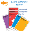 Learn Spanish verbs with Learn to Speak Spanish Card Games for kids schools and adults. Teach yourself Spanish or teach your child Spanish