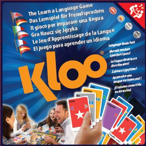 KLOO’s Race to London – Learn to Speak English Board Game - TEFL Teaching Resource (4 Decks)